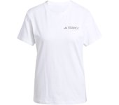 Camiseta de montaña adidas tx mountain tee mujer blanco