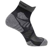 Calcetines de trail salomon aero ankle black/castelrock