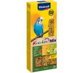 Vitakraft Trio-Mix periquito: sésamo, hierbas y kiwi - 1 x 3 barritas