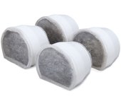 Filtros de recambio de fuentes y bebederos Drinkwell - Drinkwell Seaside (4 uds) - Filtro de carbón