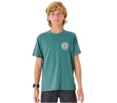 Camiseta rip curl stapler niño azul
