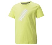Camiseta puma power logo boys green