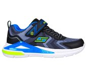 Zapatillas skechers tri-namics niño black & charcoal yellow & blu