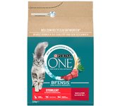 PURINA ONE Sterilcat Gatos esterilizados buey - 2,8 kg