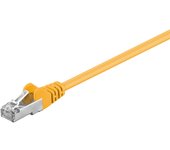 Goobay 95534 cable de red Amarillo 1,5 m Cat5e F/UTP (FTP)