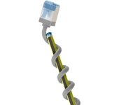 Goobay 74312 cable de red Blanco 10 m Cat6a U/FTP (STP)