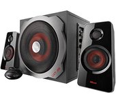 Trust Gaming GXT 38 Tytan Altavoces PC Gaming 2.1 con Subwoofer, 120 W, Jack 3,5 mm, Sistema de Altavoces para Ordenador, Portátil, Smartphone, Tablet - Negro