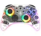 Deltaco GAM-149-T Transparente Gamepad Android, Nintendo Switch, Nintendo Switch OLED, PC, iOS