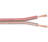 Wentronic LSK 2x2.5-100m 100m Transparente cable de audio - cables de audio (100 m, Transparente)
