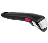 Tefal Mango Ingenio - Mango extraíble, compatible con Tefal Ingenio, sistema fijación 3 puntos, soporta hasta 10 kg de carga, mango resistente, fabricado en Francia, color negro, L98633