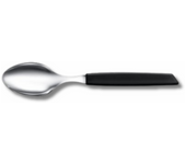 Cuchara de mesa Victorinox Swiss Modern, ideal para uso diario, acero inoxidable resistente, mango ergonómico sintético, apta para lavavajillas, negra