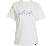 Camiseta adidas food mujer blanco