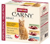 animonda Carny Adult pack mixto en bolsitas 8 x 85 g - Selección de aves: 3 variedades