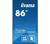 Monitor de señalización digital iiyama 85.6″ 4K UHD IPS 500 nits Android 11 4GB/32GB