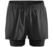 craft Pantalones Cortos 2 En 1 Adv Essence male Black XS