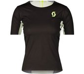 Scott Camiseta De Manga Corta Rc Run Ultra female Black / Yellow XS