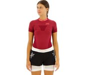 X-bionic Camiseta De Manga Corta Regulator female Namib Red / Neon Flamingo S