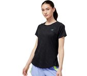 New Balance Camiseta De Manga Corta Q Speed Jacquard female Black XS