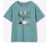 VERTBAUDET Camiseta con estampado gráfico para niño   verde sauce
