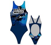 Turbo Traje De Baño Save The Whale Pro Resist Navy 12-24 Meses female