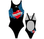 Turbo Traje De Baño Love Forever Pro Resist Black 3-4 Años female