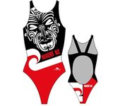 Turbo Traje De Baño Maori New Zealand Pro Resist Red / Black 5XL female