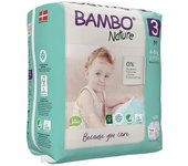 Pañales Bambo Nature 3M 4-8kg x28