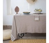 Febronie Mantel algodón topo 180x300