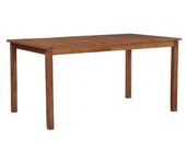 vidaXL Mesa De Jardín Madera Maciza De Acacia 150x90x74 Cm