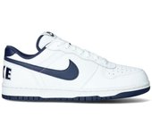 - Zapatilla Big Nike Low, Hombre, White-Midnight Navy, 9,5 USA