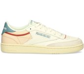 Reebok - Zapatilla Club C 85, Mujer, Chalk-Vintagechalk-Softslate, 36
