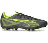 - Bota de fútbol Ultra 5 Play MG, Unisex, Matte Aged Silver-Yellow Alert-Puma Aged Silv, 6 UK