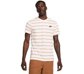 Nike - Camiseta Club Stripe, Hombre, White, S