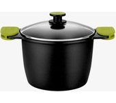 Olla con tapa de aluminio fundido antiadherente apta para inducción Foodie Ø20cm - BRA