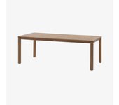 Mesa de jardín de madera de acacia Cervino 210x100x77cm