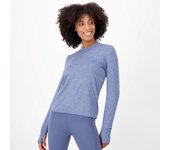 Nike Swoosh - Azul - Camiseta Running Mujer talla L