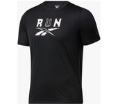 Reebok Logo - Negro - Camiseta Running Hombre talla S