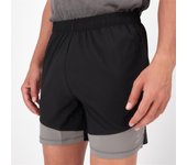 Ipso Combi - Negro - Pantalón Corto Running Hombre talla XL