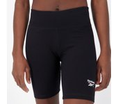 Reebok Small Logo - Negro - Mallas Ciclista Mujer talla S