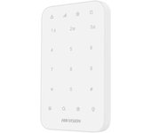Teclado inalámbrico Hikvision DS-PK1-E-WE AX PRO táctil retroiluminado 4 pilas AA blanco