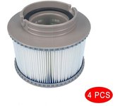 Juego de 4 cartuchos filtrantes para bombas de piscina para modelos MSPA