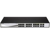 D-Link DGS-1210-24P switch Gestionado L2 Gigabit Ethernet (10/100/1000) Energía sobre Ethernet (PoE) Negro