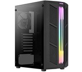 Aerocool PRIME, Caja PC ATX, Frontal Triple ARGB, Cristal Templado, Ventilador 12cm