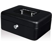 Yale YCB/080/BB2 Monedero Negro 8 x 15 x 12 cm, 15 x 12 x 8 cm