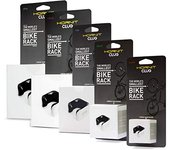 Hornit CLUG CLUG - Soporte para Bicicletas montado en la Pared - El Soporte para Bicicletas más pequeño del Mundo - Fácil de Instalar(MTB Plus, Blanc/Orange)