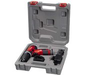 Einhell destornillador inalámbrico - TH-CD 12-2 Li - 12V, 1.3Ah, 24Nm, parada rápida, agarre suave, caja de cambios de 2 velocidades, 20 pasos de par, bloqueo del eje, estuche y cargador