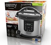 Camry cr 6409 olla multi-cocción 6 l 1000 w negro, acero inoxidable