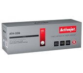 Activejet ATH-35N Toner for HP Printer; HP 35A CB435A Canon CRG-712 Replacement; Supreme; 1800 Pages; Black