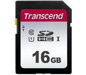 Transcend SDC300S - Tarjeta de memoria SDHC de 16 GB, color plata