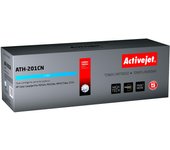 Activejet Cartucho de tóner ATH-201CN para impresora HP, Recambio HP 201A CF401A; Supreme; 1400 páginas; cian